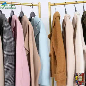 Second Hand Clothes <strong>Winter</strong> Women Tweed Worsted Woolen <strong>Coat</strong> Thick Mixed Wholesale <strong>Sales</strong> Used Clothing in <strong>Uk</strong> - Product Image 2