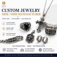 Fabricant de bijoux sur mesure OEM ODM, bagues, colliers, pendentifs, acier inoxydable 316L, laiton, argent 925, marque privée, usine