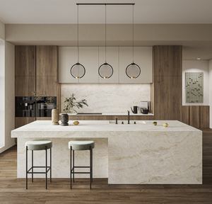 Taj Mahal Quartzite aiguisé dalle de comptoir en Quartz blanc/petit comptoir de cuisine/cuisine naturelle Beige naturel Quartzite du Brésil - Product Image 1