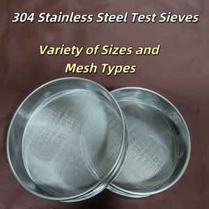 스테인리스 스틸 프레임 및 팬이 포함된 20, 40, 60 메쉬 체 세트 토양 및 모래 입자 분석기 - Product Image 2