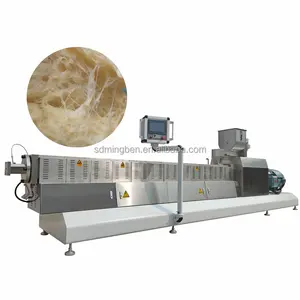 New Technical Automatic TVP Textured Soy Protein Making Machine Soya Chunks Processing Machine