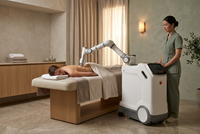 Robot de massage IA ZCHFactory Direct Supply avec 4 têtes de travail interchangeables et bras robotique multi-axes pour salons de beauté, spas et centres de bien-être