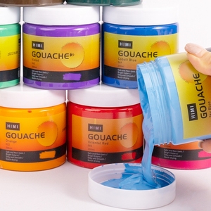 HIMI <span class=keywords><strong>Gouache</strong></span> 12 couleurs 200ml Arts muraux Peintures <span class=keywords><strong>Toile</strong></span> Art Décor <span class=keywords><strong>Gouache</strong></span> Ensemble de 12 - Product Image 5