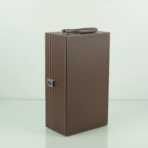 Dossiers en papier artistique brun de luxe avec gaufrage, élégants et robustes, avec tire-bouchon intégré pour un rangement et un transport sécurisés - Product Image 4