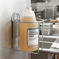 Support mural personnalisé pour bouteilles d'un gallon – Idéal pour désinfectant pour les mains, savon liquide ou détergent