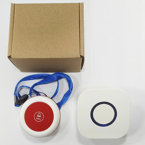 Système d'appel sans fil pour personnes âgées avec bouton d'urgence et <span class=keywords><strong>sonnerie</strong></span> personnalisable pour usage domestique - Product Image 5