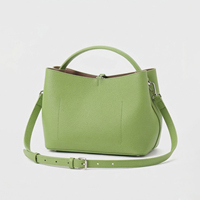 OEM ODM Vegane Leder-Bucket-Bag für Damen Modische Handtaschen mit Einzelriemen PU Schulter-Crossbody-Taschen