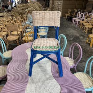 Silla exclusiva de ratán natural para niños hecha a mano: comodidad ergonómica con Diseño Artesanal elegante - Product Image 2