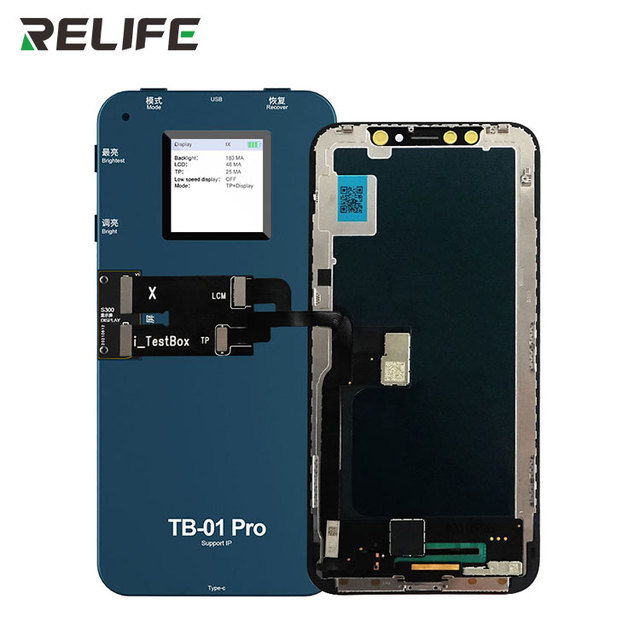 Relife TB-01 Pro Max 6 in 1 Industrial LCD Screen Tester Programmer for Android and IP 6-13PM OEM Customized Support