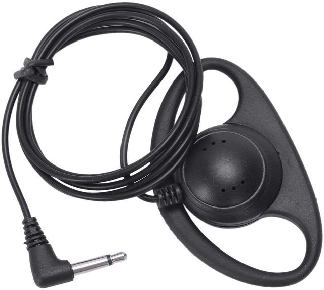 Customized Stereo Headset Portable Wireless Tour Guide System Church Meeting Simultaneous Translation Black Single Side Earphone