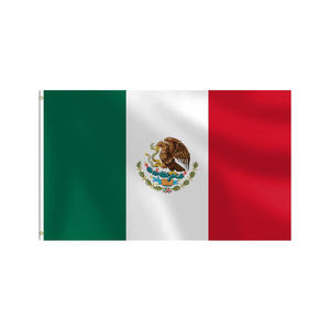 Фабрика Nuoxin, лидер продаж, двойная стежка 150*90 см, американские мексиканские флаги страны, распродажа для 2026 футбольных игр - Product Image 2