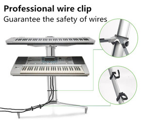 Support de clavier professionnel en aluminium à 2 niveaux - Product Image 3