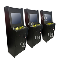 Machine de jeu d'arcade de marque QIQU avec un savoir-faire supérieur et des jeux à pièces en bois à faible coût
