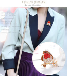 Bijoux pour enfants <span class=keywords><strong>Amazon</strong></span> Hot exquis petit oiseau mignon animal <span class=keywords><strong>broche</strong></span> plein de diamants femmes pull manteau <span class=keywords><strong>broche</strong></span> transfrontalier - Product Image 5