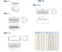 ZWG 1.25mm 피치 GH 수직 웨이퍼 헤더 커넥터 SMT JST 와이어와 보드 와이어 크림프 터미널 공장 공급 5Pin 커넥터