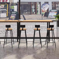 Meubles en bois de restaurant de fabricant moderne table et chaises de bar pour restaurant et bars