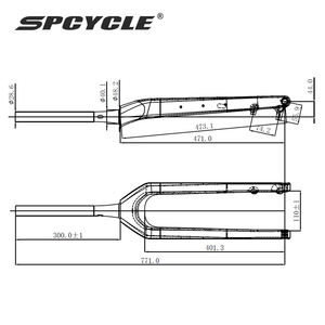 <span class=keywords><strong>Fourche</strong></span> Spcycle MF-08 T1000 en carbone pour VTT 27.5er 29er <span class=keywords><strong>Boost</strong></span> Essieu conique à couronne 471mm <span class=keywords><strong>Fourche</strong></span> <span class=keywords><strong>rigide</strong></span> en carbone pour VTT - Product Image 6