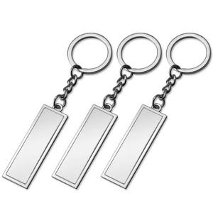 Personalized Key <b>Ring</b> Metal Aluminum Alloy <b>Keyring</b> Custom Logo DIY Small Gift Pendant QR Code Keychain - Product Image 5