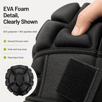 Casque de rugby pour adulte en mousse EVA rembourrée, noir, 82% polyester, 18% élasthanne, équipement de protection sportive, masque facial non inclus