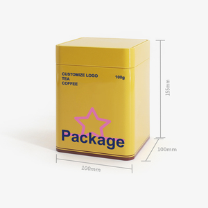 Boîtes en métal carrées hermétiques personnalisées de luxe pour le stockage du thé, du <span class=keywords><strong>café</strong></span> <span class=keywords><strong>moulu</strong></span> et des grains de <span class=keywords><strong>café</strong></span>, petites boîtes de conserve - Product Image 6