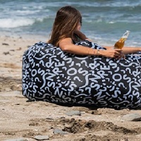 Chaise longue gonflable |   Hamac portable pour la plage et le camping, installation facile, accessoire de camping pour les festivals