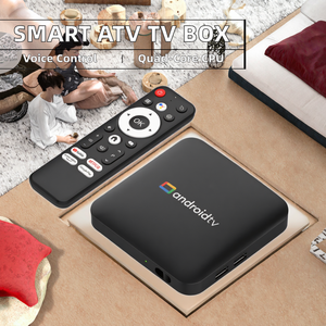 スマートAndroid 14 ATV <span class=keywords><strong>TV</strong></span>ボックス2GB RAM 16GB ROM 2.4G/5G WiFi 4Kクアッドコア音声制御リモコン - Product Image 2
