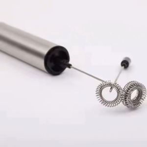 Electric Frother Milk With Sleeve Whisk Stainless Steel Electric Milk Frother Handheld USB Rechargeable Handheld Whisk - Product Image 5