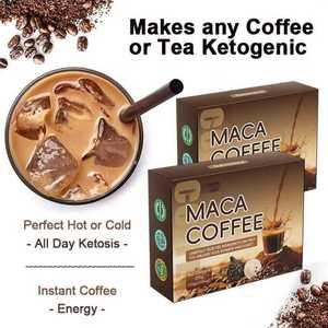 Caffè Energetico <span class=keywords><strong>BIG</strong></span> X con Maca, Istantaneo, Naturale, a Base di Erbe, Maca Nera Biologica, Supporto Immunitario per Uomini e Donne Adulti, OEM - Product Image 3