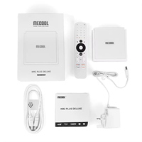 Nouvelle boîte TV intelligente de jeu 4K Mecool KM2 Plus Deluxe S905x4 Quad Core 4 Go 32 Go Android 11 avec WiFi
