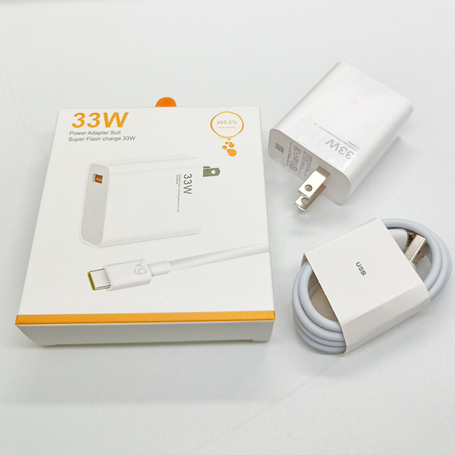 2026 Original Wholesale EU US Plug 33w 27w Super Fast Charger With 6A USB a Type c Cable for Xiaomi Mi Redmi 120w Adapter Charge