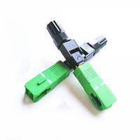 DK-FIBER OEM ODM SC-APC/UPC Singlemode Fiber Optic Mechanical Quick Connector Adapter for FTTH Use with 1 Year Warranty