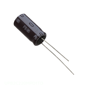 Condensateur à traversée de trou 22 µF, 20 %, 160 V, RADIAL TH UPB2C220MPD1TD, Distributeur agréé - Product Image 1