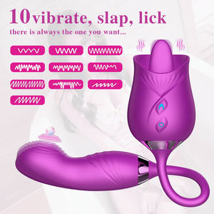 Vibratore della lingua del clitoride simulato modello 10 per il giocattolo del sesso delle donne - Product Image 1