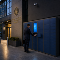 Casier intelligent sécurisé Winnsen Visa pour la récupération de documents d'ambassade avec biométrie