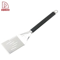Kit BBQ Extérieur Camping Portable En Acier Inoxydable Barbecue Griller Ustensile Accessoires 3Pcs BBQ Outils Ensemble Avec Couvercle En PVC