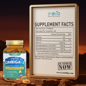 Minyak Ikan Omega 3 EPA DHA 1000mg Tanpa Minimum Order, Mendukung Kesehatan Jantung, Suplemen Omega 3, Minyak Ikan Softgel 120 Softgel - Product Image 5
