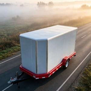 Enclosed <strong>Cargo</strong> <strong>Trailer</strong> Single/Dual Axle Custom Size Dry Van Box <strong>Trailer</strong> for Secure <strong>Cargo</strong> Transportation - Product Image 4