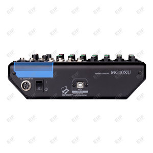 Console de mixage sonore professionnelle EIF MG 10 XU 10 canaux en métal pour scène avec fonction d'enregistrement USB intégrée - Product Image 5