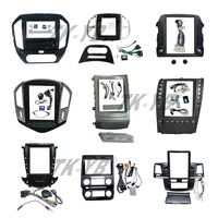 Frame DVD Player Mobil Gaya Baru Android dengan Tombol, Panel Radio Layar 9.7 Inch, Frame Mobil
