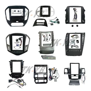 Nuovo stile auto lettore DVD telaio auto Android fascia telaio con pulsanti 9.7 pollici pannello radio schermo telaio auto