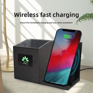 Support de charge créatif multifonctionnel pour stylo, avec écran lumineux, pour bureau, rangement de bureau, vente en gros - Product Image 3