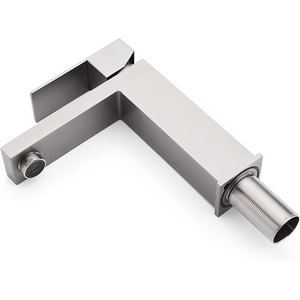 Rubinetto da <span class=keywords><strong>Bagno</strong></span> in <span class=keywords><strong>Acciaio</strong></span> <span class=keywords><strong>Inox</strong></span> 304, Miscelatore Monoforo da Appoggio Nero, Rubinetto Monocomando per Lavabo, Rubinetto Nascosto per Mobile <span class=keywords><strong>Bagno</strong></span> - Product Image 2