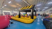 Bar gonflable commercial de fête d'été avec piscine Bars de piscine de luxe Barre de piscine gonflable en PVC pour adultes