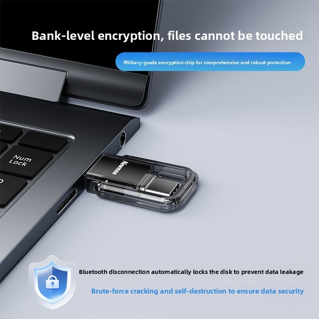 VIEFONG VU01 64GB Genuine Encrypted Type C Dual Interface Large Capacity Android for Car Phone Computer U Disk