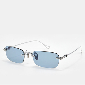 Gafas de Sol Cuadradas de Metal Clásicas Vintage para Hombre y Mujer, con Logotipo Personalizado, Elegantes, de Alta Calidad, a la Moda - Product Image 3