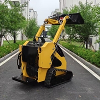 SMT-480 23PS Benzin-Mini-Kompaktlader mit 4-in-1 Schaufel für Landwirtschaft, Garten, Landschaftsbau und Kleinere Hofprojekte