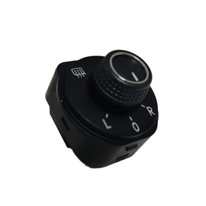 OEM 6RD <span class=keywords><strong>D</strong></span> Rückspiegel schalter aus schwarzem Kunststoff für Polo Neuer Zustand - Product Image 1