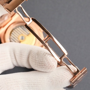 Reloj mecánico clásico para hombre, éxito de ventas, con esfera dorada, cristal de zafiro, diámetro de esfera de 44 mm, función resistente al agua - Product Image 3