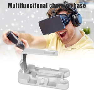 Avec Type-C Pour VR Casque Holder 6 In 1 Portable Game Controller Charger For <span class=keywords><strong>PS5</strong></span> Accessories VR <span class=keywords><strong>Move</strong></span> Charging Support Stand - Product Image 2