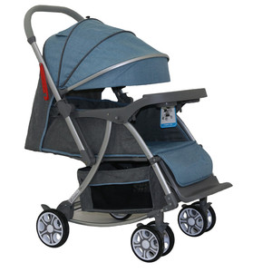 Poussette Bébé Pliable à 4 Roues avec Capote Intégrale et Amortisseurs – Vente en Gros Usine - Product Image 4